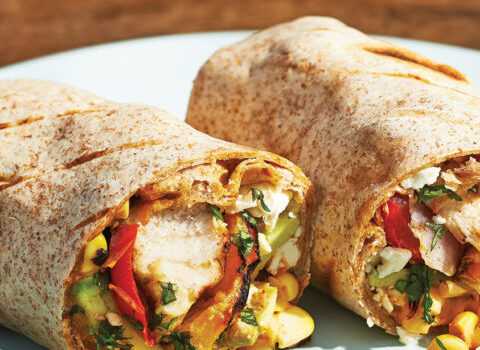 Grilled Chicken & Corn Burrito