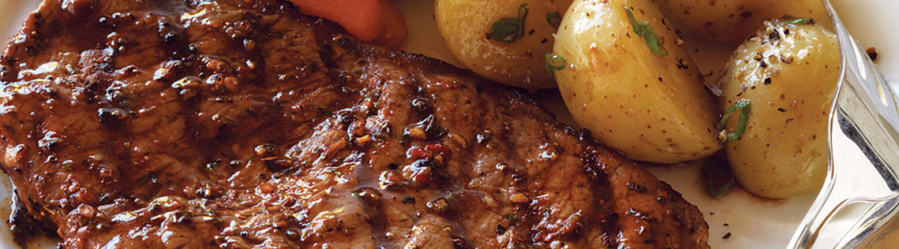 Cajun Steak with Potatoes & Vegetables