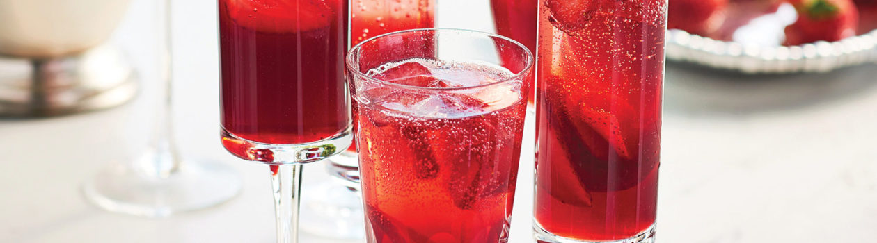 Pomegranate Kir Royale Mocktail