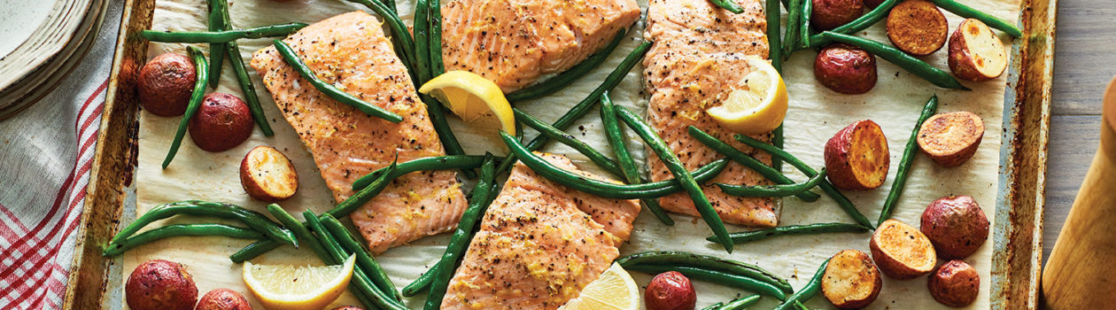 Recipe Lemon Roasted Salmon Potatoes And Green Beans