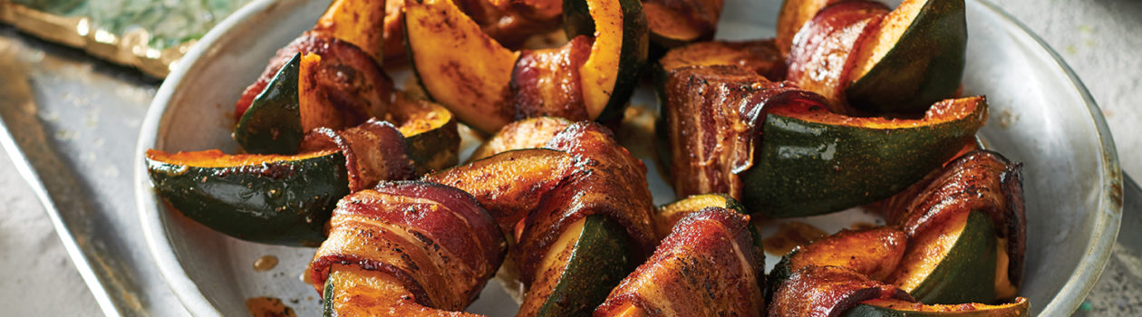 Recipe Smoky Bacon Wrapped Acorn Squash