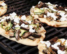 Grilled Veggie Pizzas