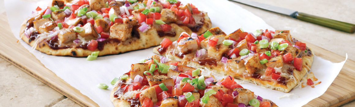 Grilled BBQ Chicken Pizza