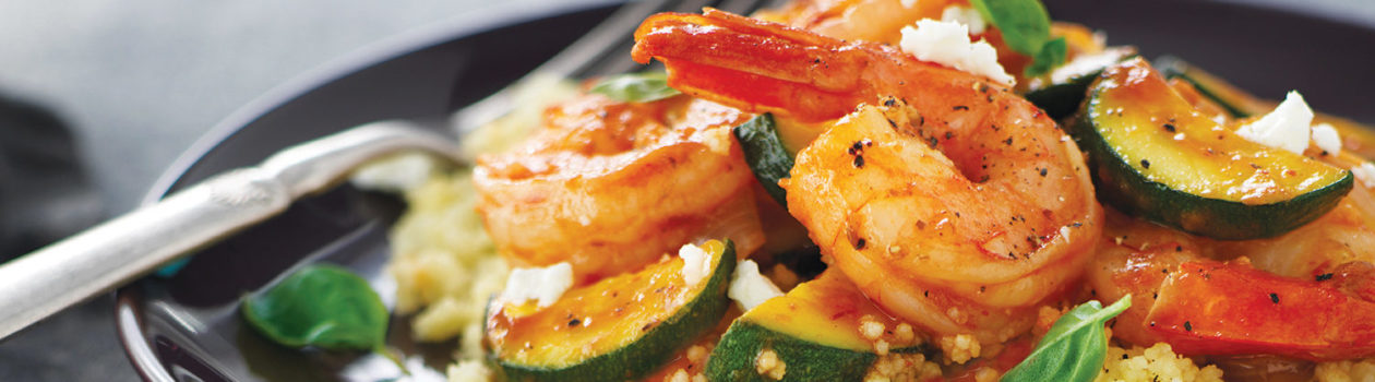 Shrimp & Zucchini in Red Pepper Sauce - Safeway