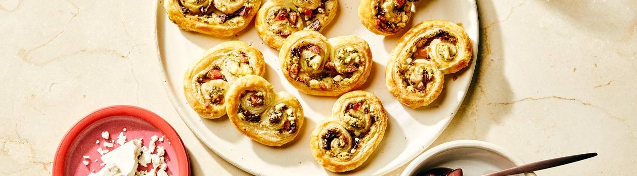 Pancetta & Feta Palmiers