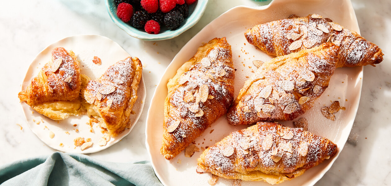 Speedy Almond Croissants