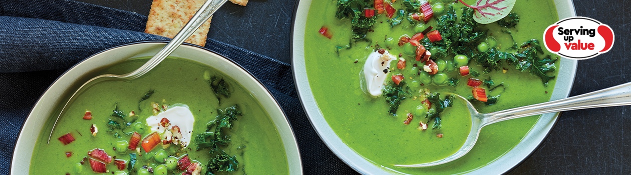 Kitchen Sink Green Vegetable Soup